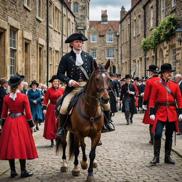 What should you look for in a holiday rental in York for attending historical re-enactments?